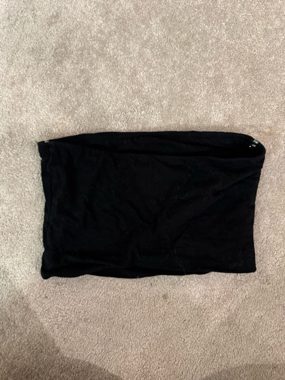 Amazon Black Strapless Crop Tube Top - Picture 3 of 3